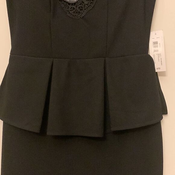 Bisou Bisou black sleeveless dress Size 2 NWT - Picture 3 of 9